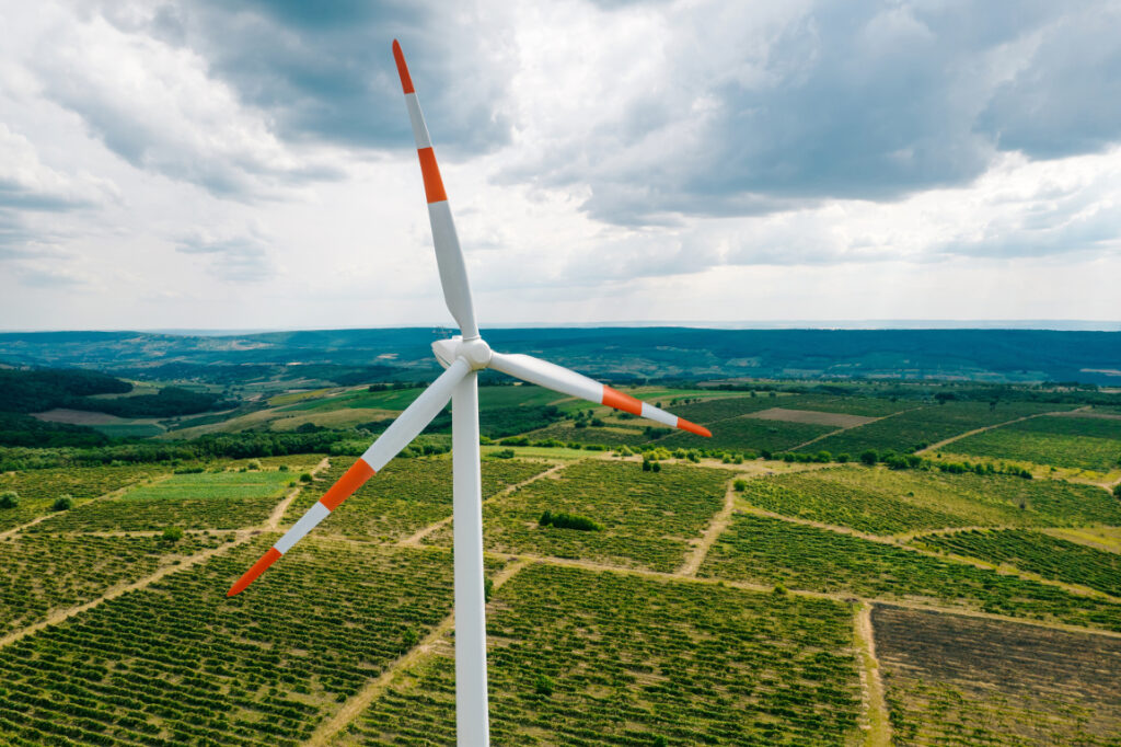 éolienne générant de l'électricité